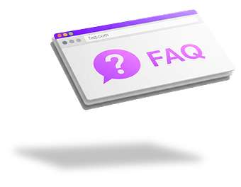 A screen window displaying faq media graphics