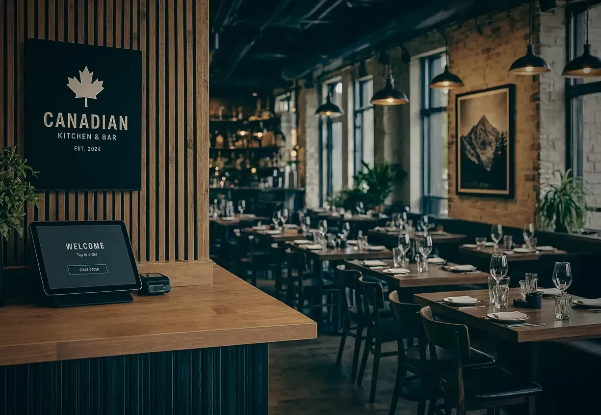 Restaurant and hospitality dining setting
